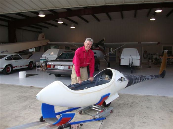 Butler packing Concordia fuselage in trailer